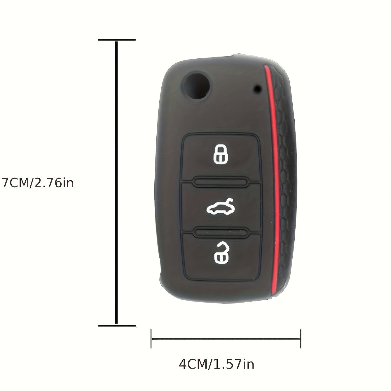 Universal Car Key Case Leather Cover for SUV Sedan Fits Multiple Models