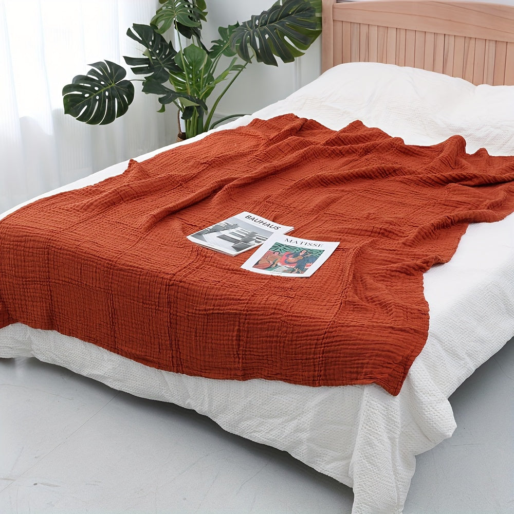 Six-Layer Muslin Blanket for Adults and Babies 139x190cm Lightweight Breathable