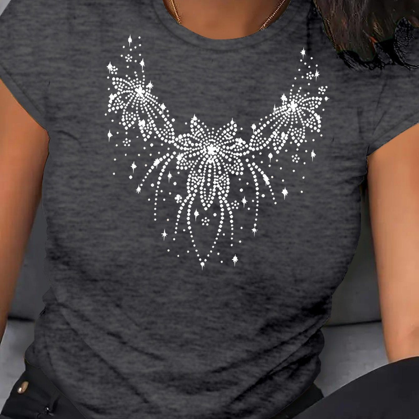 Women's Loose Large Size T-Shirt Breathable Casual Short Sleeve Spring Summer