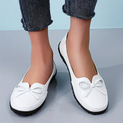 Women's Breathable Bowknot Flat Shoes Casual Slip-On All Season