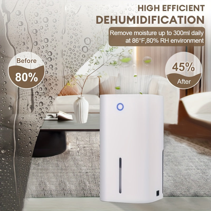 Uy, podval, hammom uchun 850ml tankli portativ shovqinsiz namlik chiqaruvchi