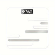 1 dona Sleek Black Digital Body Weight Scale LCD displey bilan sog'liqni nazorat qilish va zamonaviy vazn o'lchash uchun.