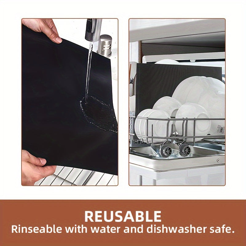 Teflon BBQ mat to'plami (1/5/10 dona) yuqori haroratga chidamli, yopishmaydigan, qayta ishlatiladigan, tozalash oson. Uy, restoran, lager uchun mos. Elektr, gaz, tost pechlari bilan ishlaydi.