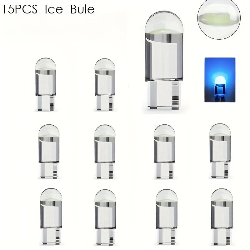 12V W5W LED shisha chiroqlari 6000K oq nur uchun avtomobil ichki qismi, 10-20 ta paket