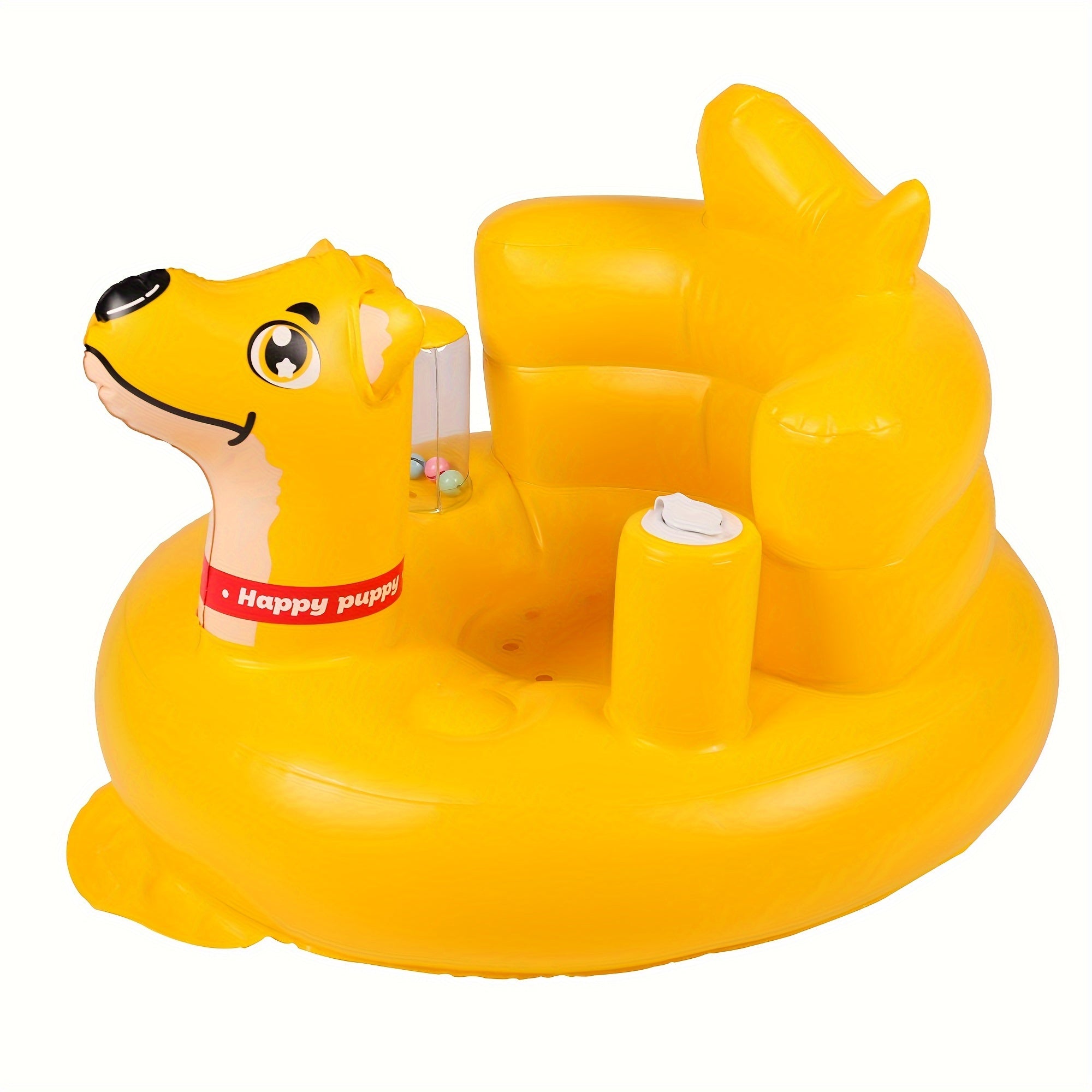 Havo pompasi bilan to'ldiriladigan chaqaloq uchun stul, PVC pol stuli, qo'llab-quvvatlash yostiqchasi, chaqaloqlar uchun