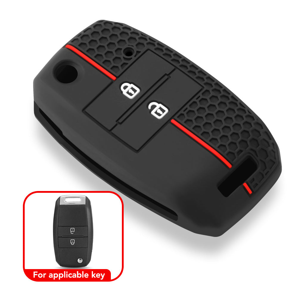 Universal Silicone Car Remote Key Cover Shell for Kia Vehicles