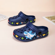 Kids EVA Clogs Lightweight Shark Beach Shoes for Boys and Girls