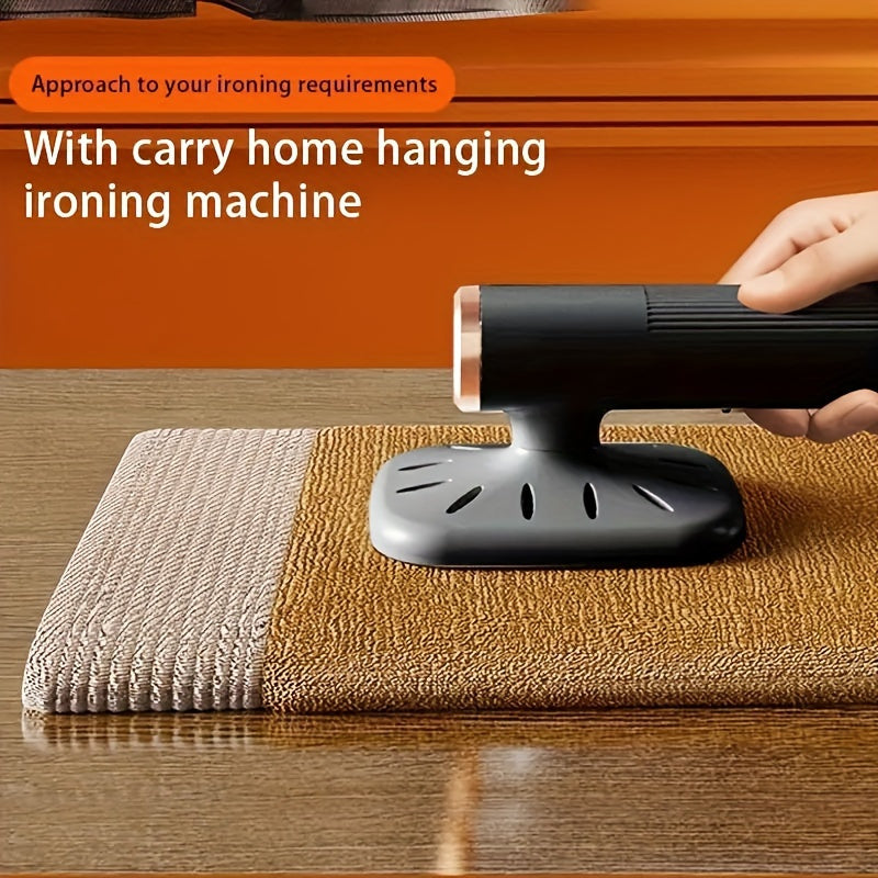 Portativ USB Qo‘l bilan kiyimlarni tozalash mashinasi, Mini toshqin, 32W, kuyishga qarshi, yopishqoqsiz tutqich, Sun'iy tolalar, to‘qimachilik, mato va ipak mato uchun ideal, Uy, sayohat va biznes uchun mukammal, doimiy harorat, qora va oq rang sxemasi.