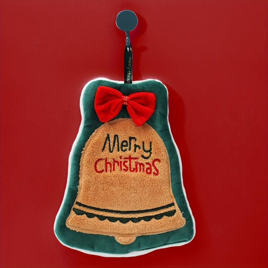 Yumshoq, bayramona qo'l sochiq, multfilm dizayni bilan, bayram sovg'alari va bezaklar uchun ajoyib.