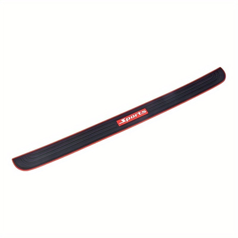 Universal Car Trunk Door Sill Protector Rubber Strip Bumper Guard Black 90cm