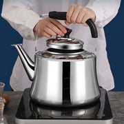 Stainless Steel Whistling Kettle Large Capacity for Gas Stove Induction Outdoor
