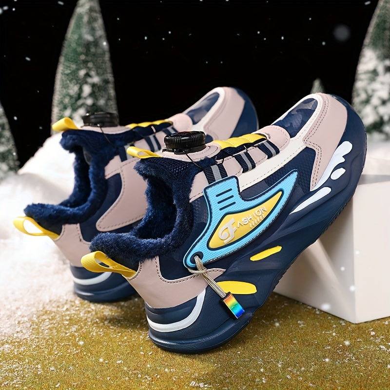 Мужские кроссовки из микрофибры и синтетической кожи для повседневной носки с полосками и яркими акцентами