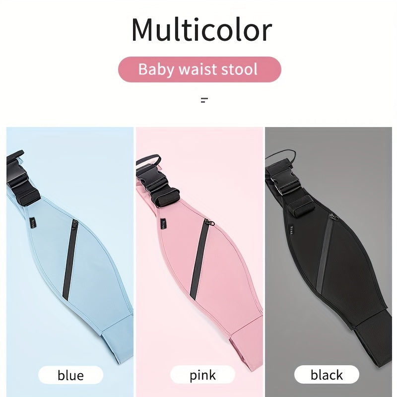 Lightweight Baby Carrier with Front-Hugging Waist Stool and Breastfeeding Stool for Newborns