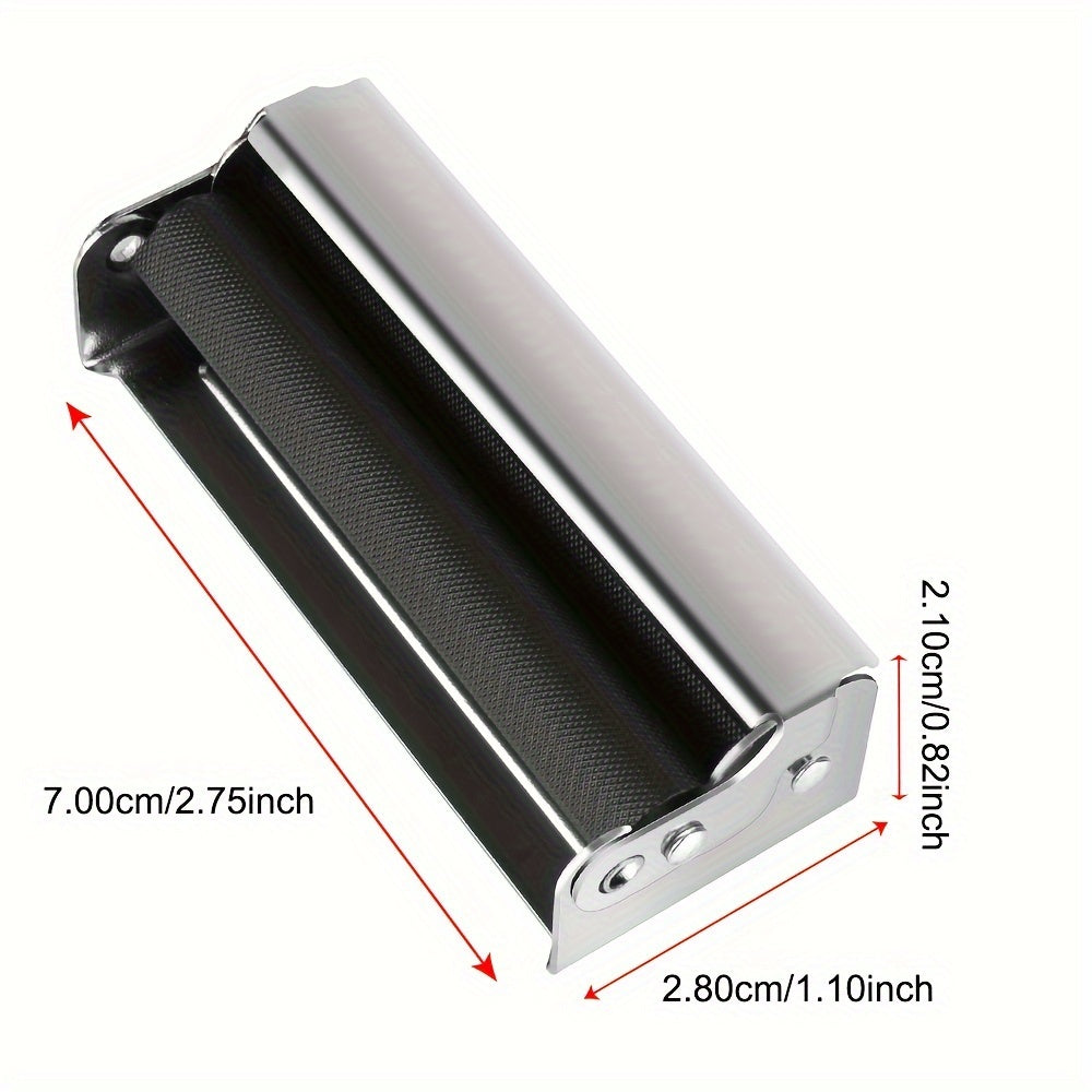 Portable Metal Cigarette Rolling Machine Manual Tobacco Wrapping Device