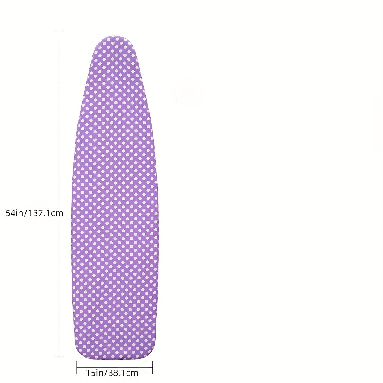 Purple Polka Dot Cover with Titanium Coating Elastic Edges and Fasteners