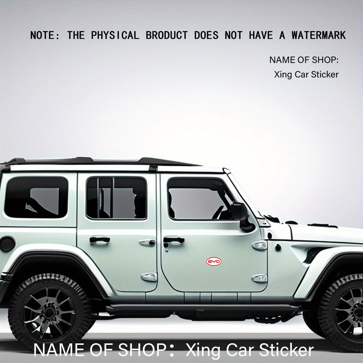 Waterproof Vinyl Sticker Scratch-Resistant Decal for Cars Laptops and More