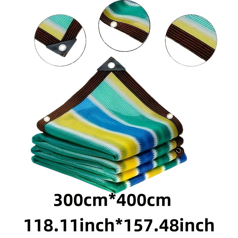 UV Resistant Colorful Shade Cloth HDPE Fabric for Gardens Patios Greenhouses Pergolas