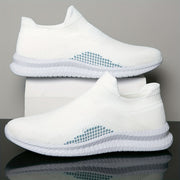 Men's Slip-On Sock Shoes Breathable Non-Slip Casual Outdoor Fabric Low Top