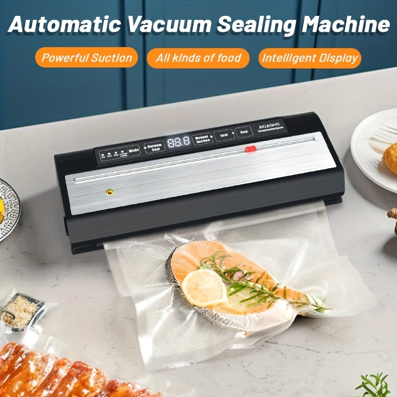 Vacuum Sealing Machine for dry wet food with touch buttons digital display