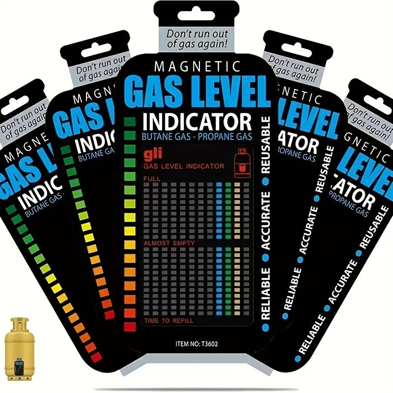 Magnetic Gas Level Indicator for Propane and Butane LPG Cylinders Temperature Stick for RVs and Trailers