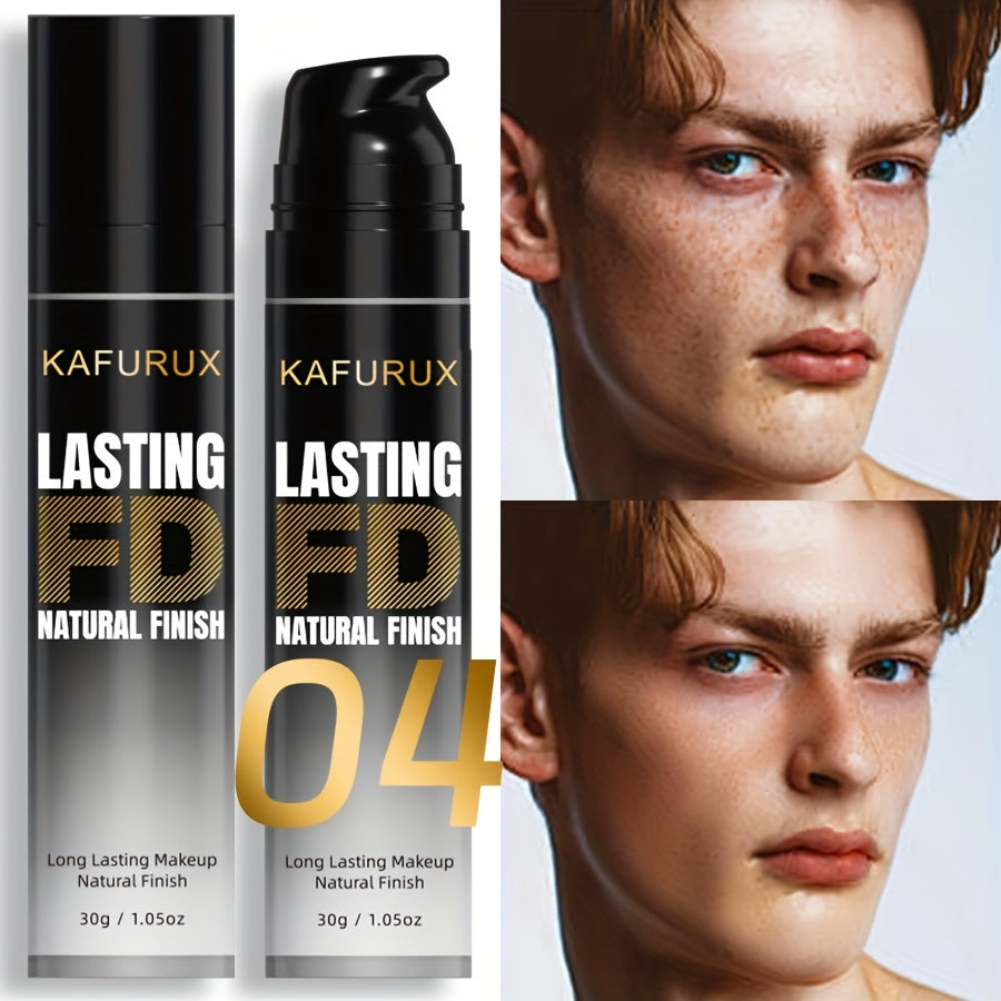 Men's Full Coverage Concealer Waterproof Liquid Foundation for All Skin Tones