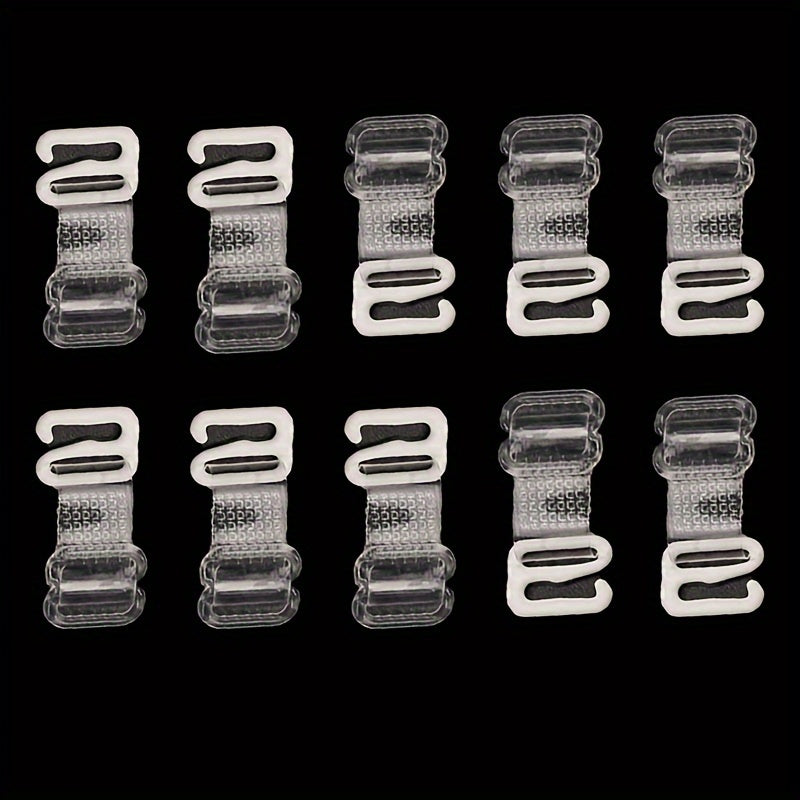 10 Transparent Adjustable Shoulder Straps for Women's Lingerie Bra Accessories