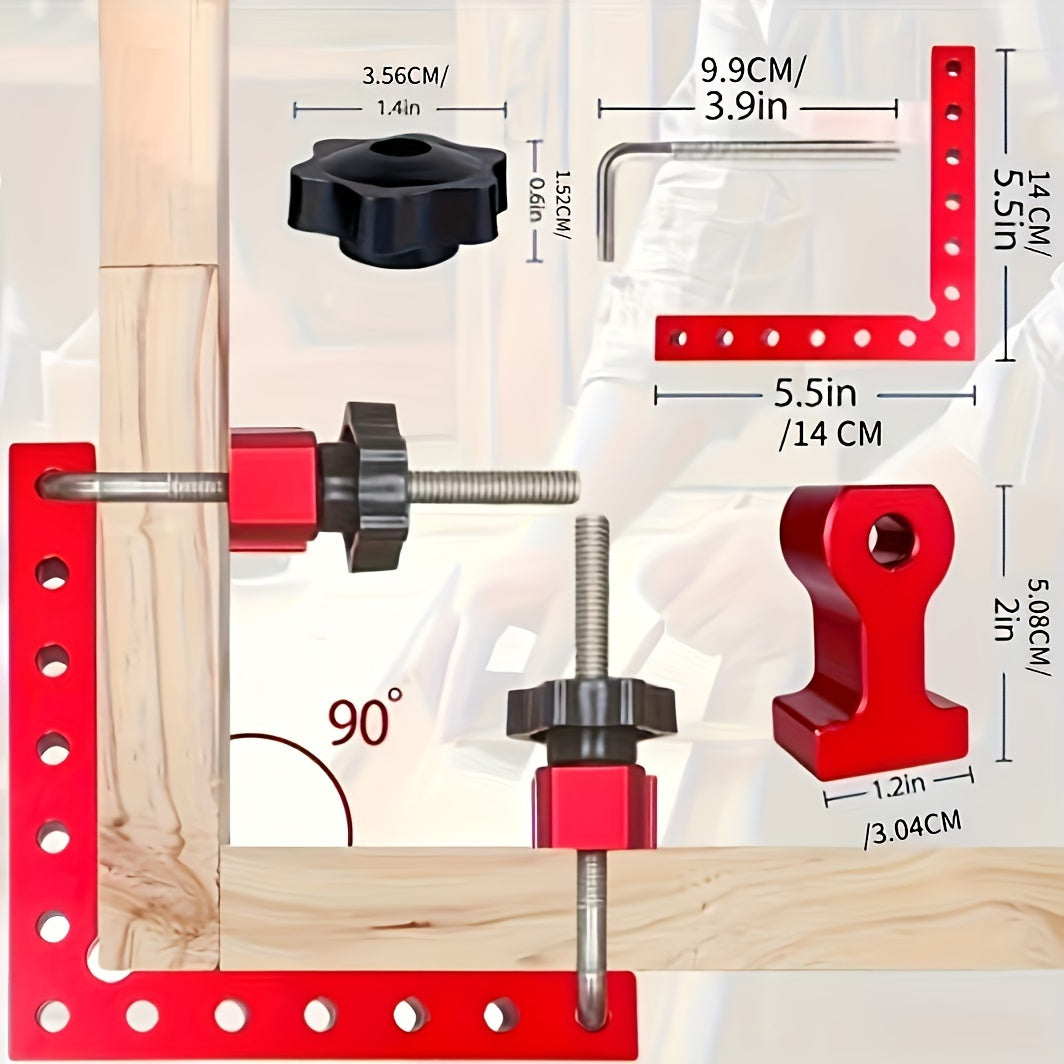 Metal Angle Clamp for Woodworking Picture Frames Cabinets 90 Degree Non-Electric