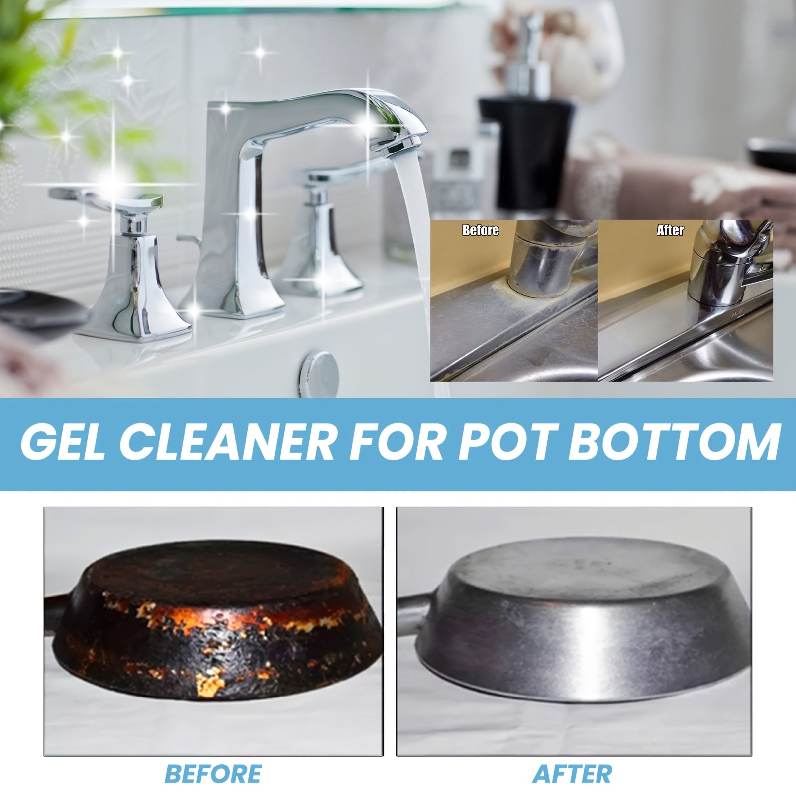 Pasta metálica multiusos para eliminar óxido en cocinas y campanas extractoras