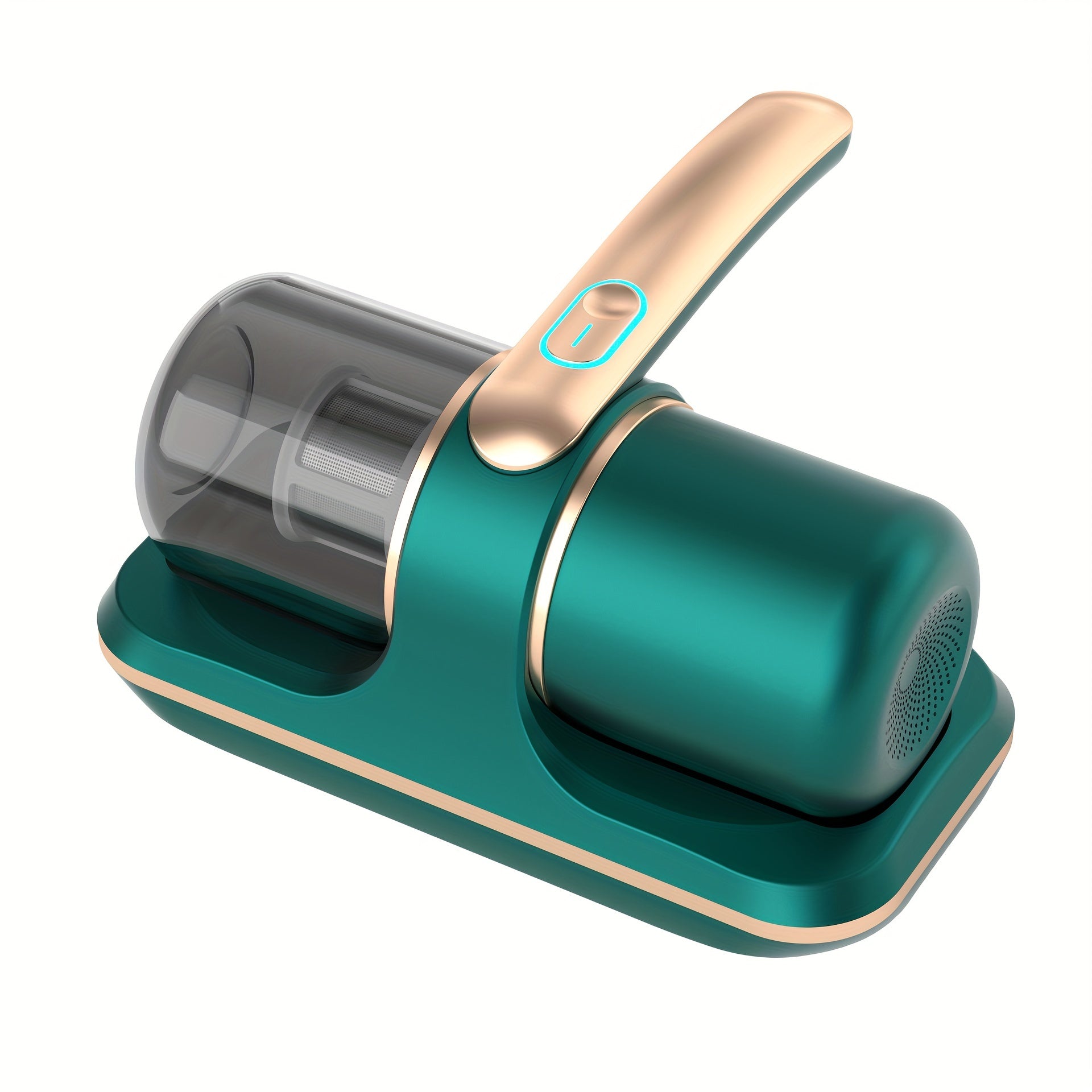 Kuchli, simsiz va USB orqali zaryadlanadigan portativ changyutgich, to'shak, divan va gilamlarni tozalash uchun ideal. Zamonaviy filtr tizimi, LED displey va nafis yashil va oltin ranglari bilan jihozlangan.