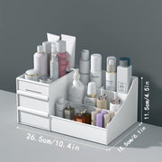 Plastic Cosmetic Drawer Organizer for Lipstick and Skincare No Electricity Needed Storage Box