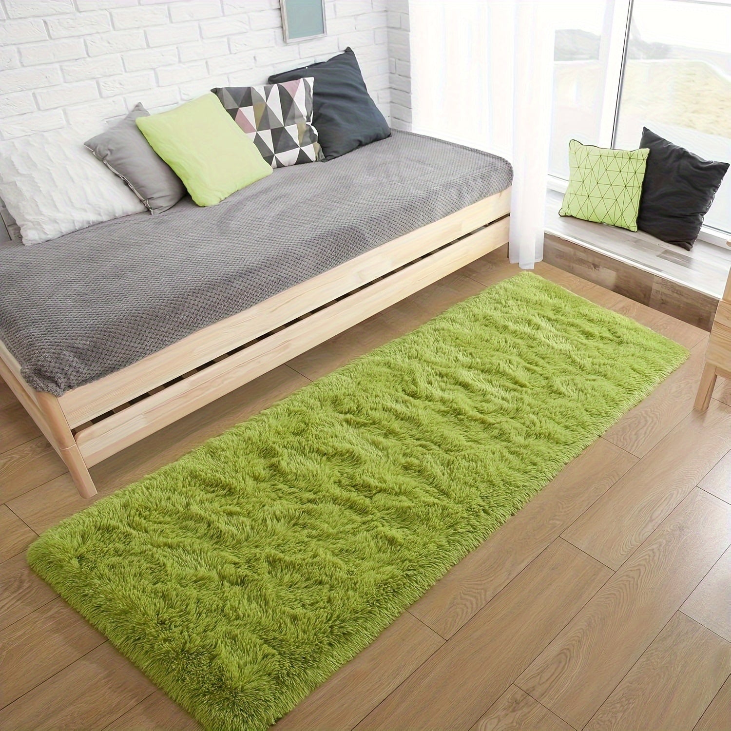 Koʻp rangli yashash xonasi va yotoqxona uchun qulay shag polyester soʻrgʻich mato