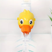 Kids Faucet Extender BPA-Free Splash-Proof Blue and Yellow