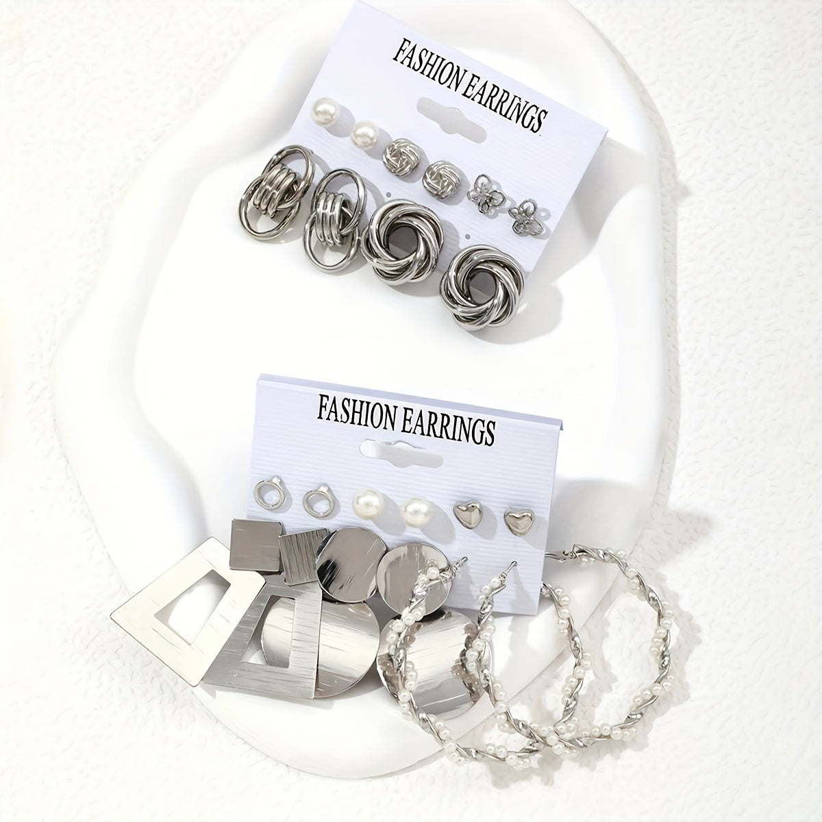 Women’s Gold Butterfly Flower Pearl Earrings for Parties and Dates