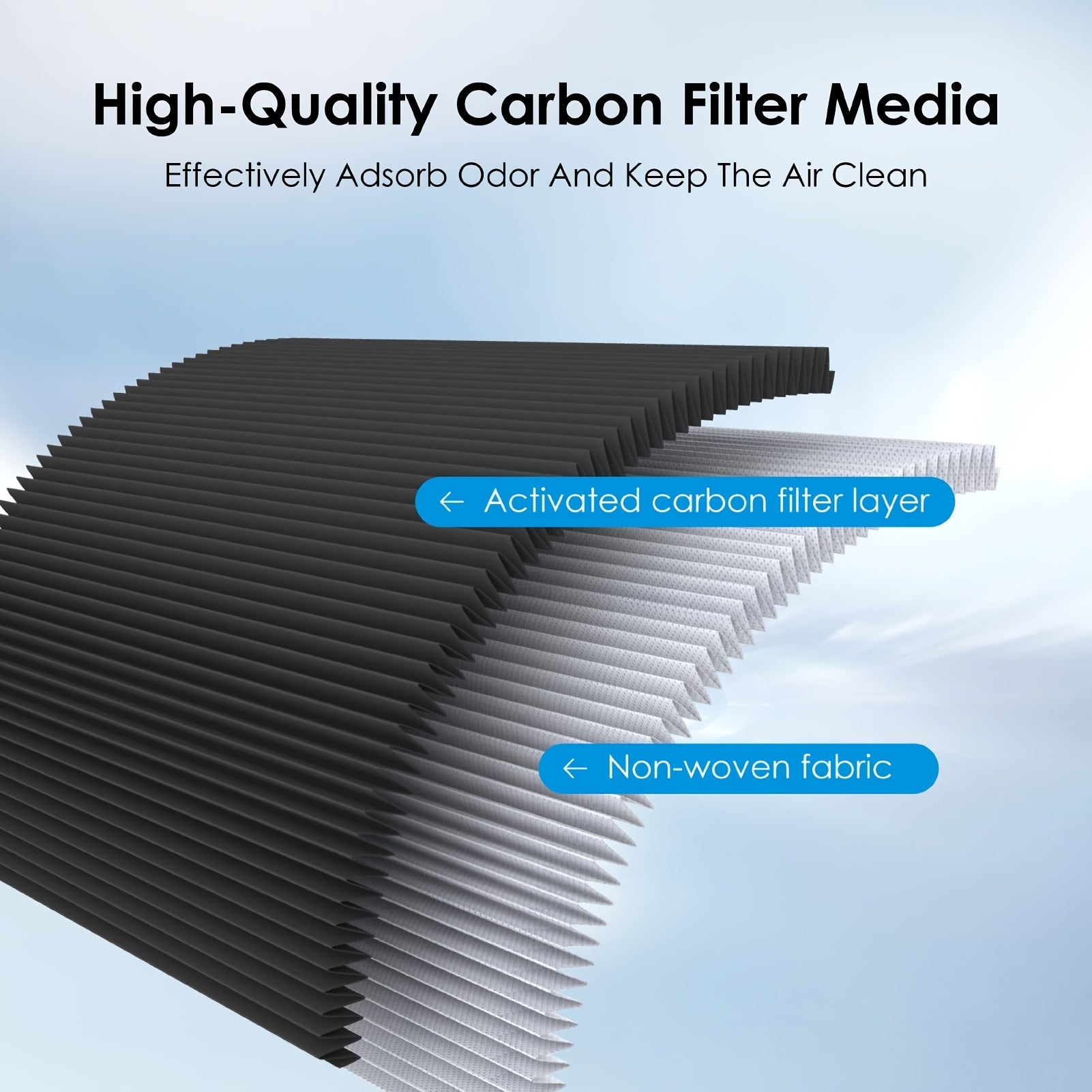 4-Pack Activated Carbon Refrigerator Air Filters for Frigidaire and Electrolux