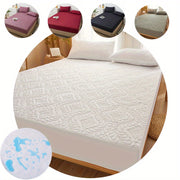 Suv o'tkazmaydigan, o'rnatiladigan matras qopqog'i, dog'ga chidamli, yumshoq yostiq uchun, yotoqxona uchun