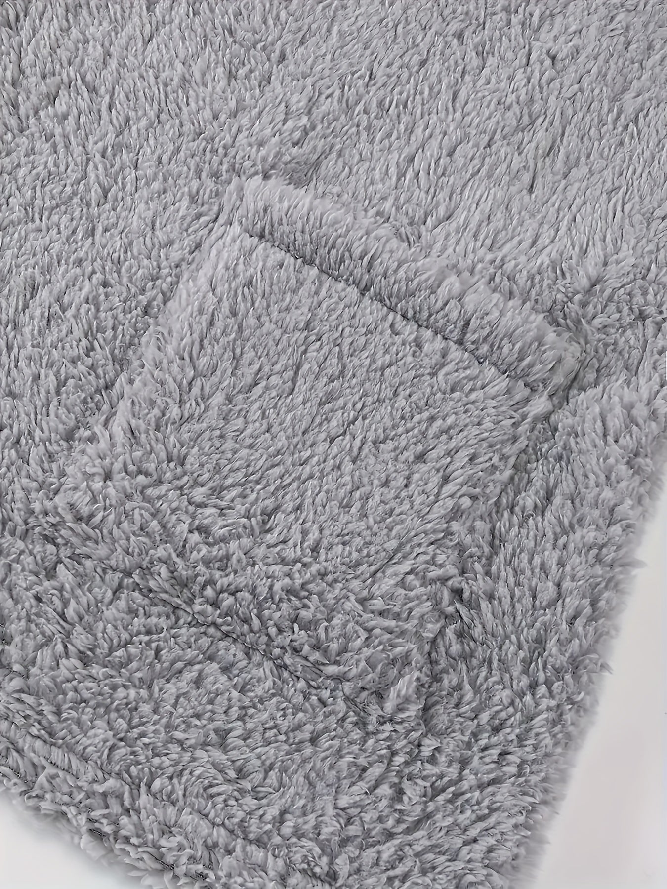 Women's Long Sleeve Crew Neck Top with Pockets Fleece-Lined Polyester Knit Solid Color Fall Winter