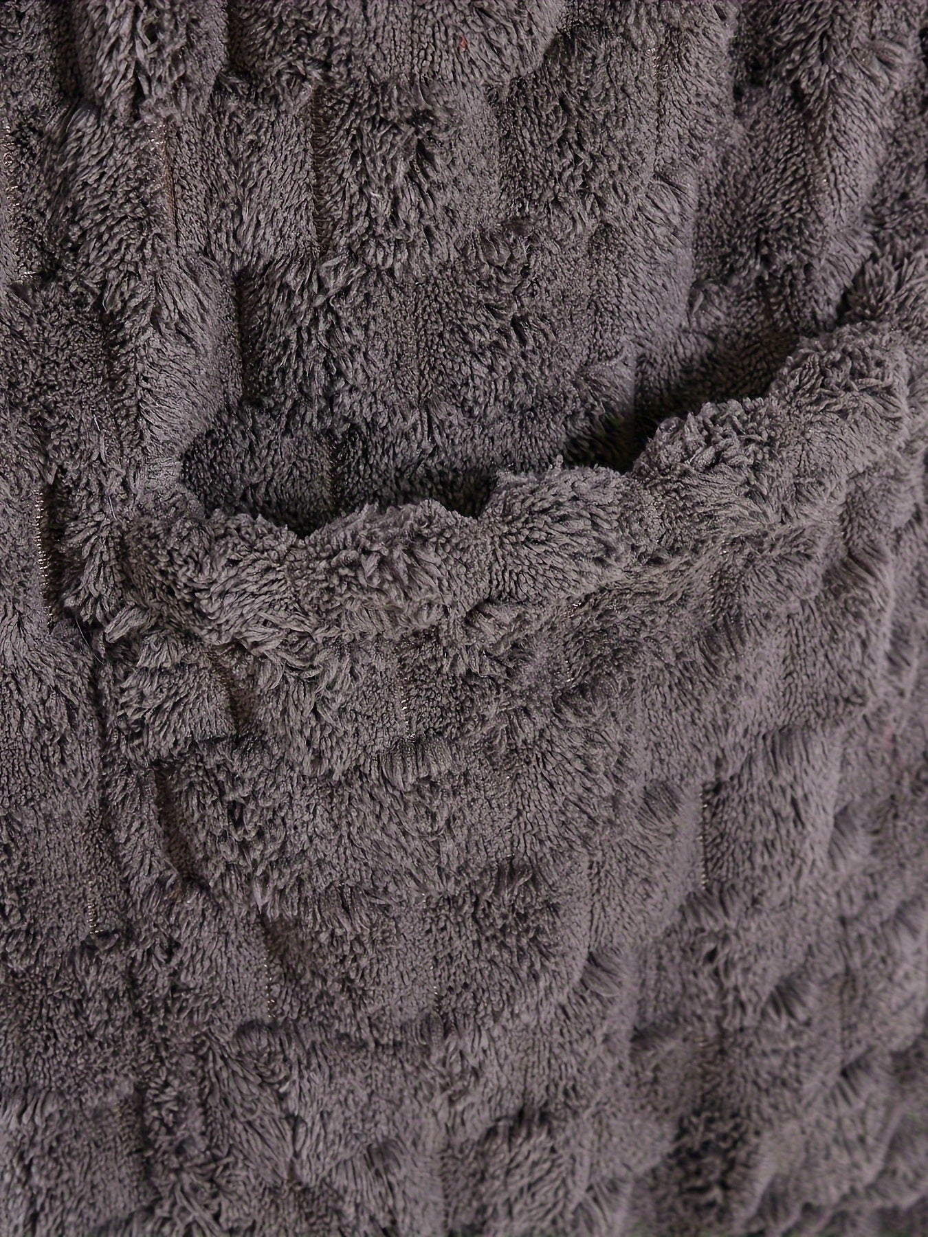 Bata de franela con capucha para hombres con bolsillo y gorro secador de cabello para todas las estaciones