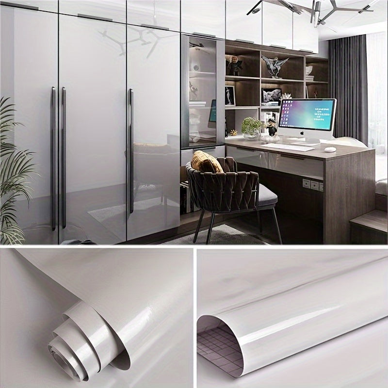 Oshxona va hammom uchun suv o'tkazmaydigan va yog'ga chidamli Peel & Stick devor qog'ozi - Qurilmalarga, mebellarga va uy bezaklariga mos ravishda kesilishi mumkin bo'lgan DIY ta'mirlash roliki