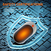 Rechargeable Hand Warmers 2-Pack with USB Charging, 3 Heat Levels, Portable