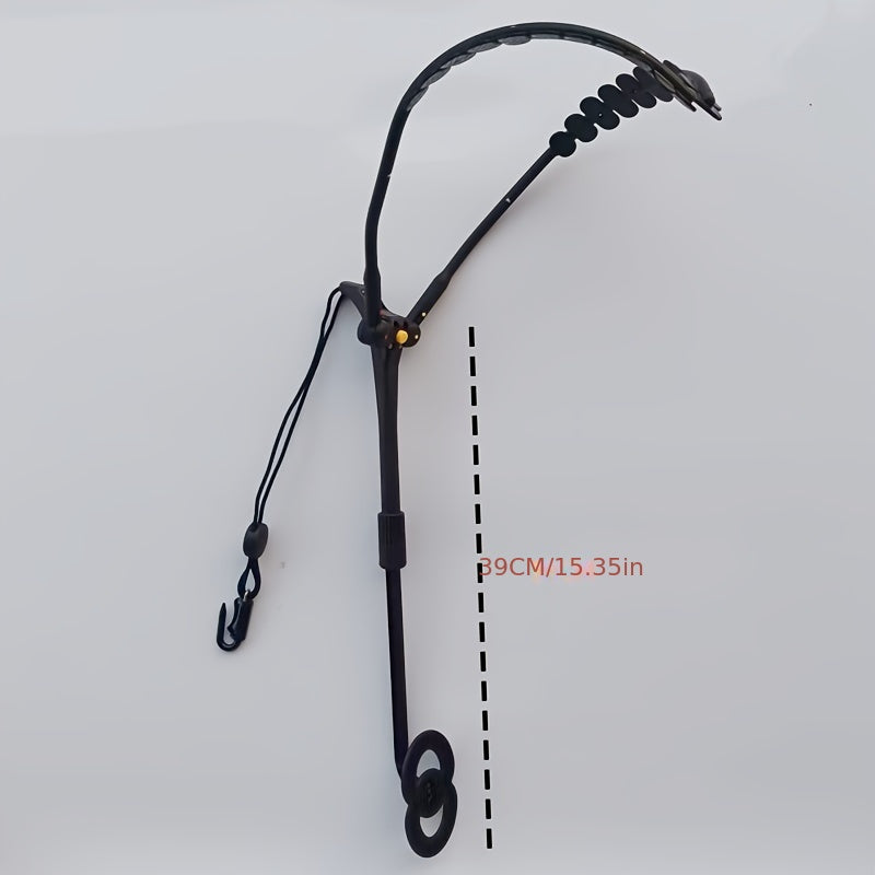 Черный регулируемый ремень для саксофона для тенора, альта, сопрано, кларнета