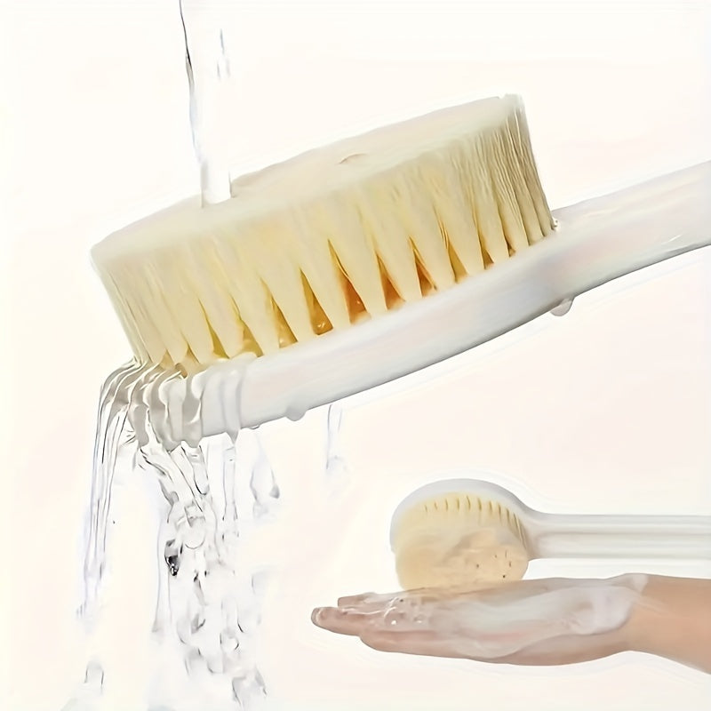 Long Handle Bath Brush with Soft Bristles for Exfoliating and Cleaning