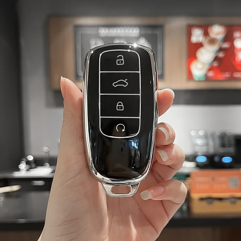 Premium TPU Key Fob Cover Case for Cars Scratch-Resistant Keychain Accessory