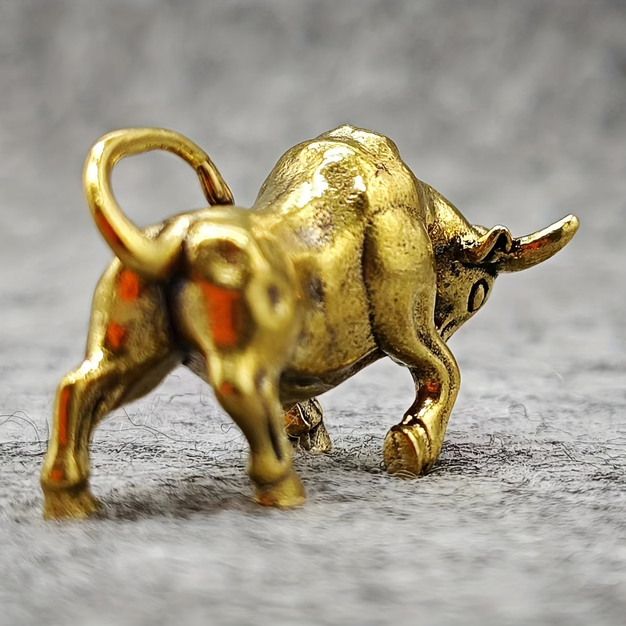 Miniatura de escultura de toros en 3D para regalo en el hogar u oficina