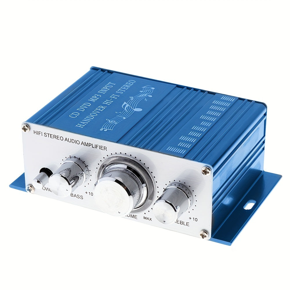 400W Mini Audio Amplifier 2 Channel HiFi Stereo RCA USB Powered for Home Car PC TV