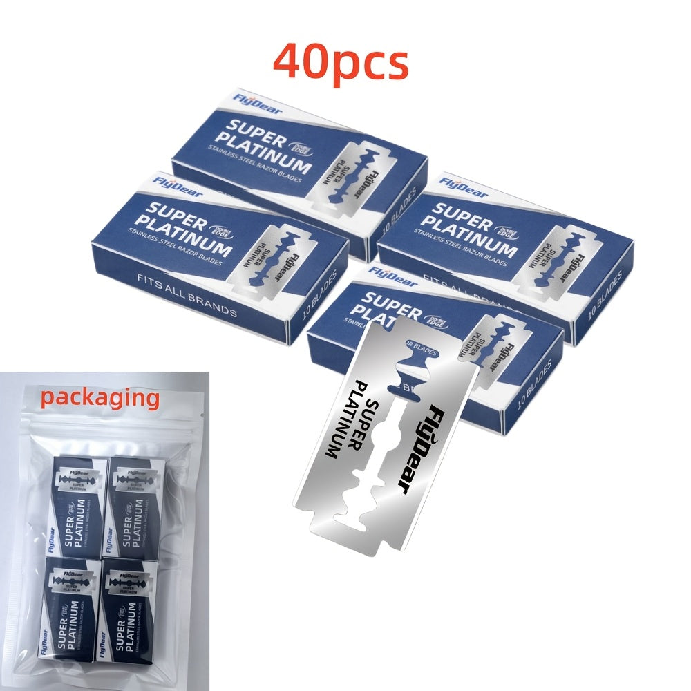 Maquinilla de afeitar de acero inoxidable de doble cara para afeitar y depilación