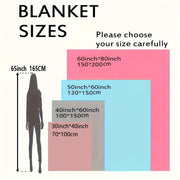 Custom Flannel Photo Blanket for Gifting and Home Use, Warm Throw for Sofa Bed Outdoor