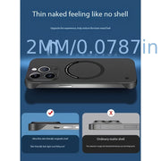 Monochrome Magnetic Phone Case for iPhone Models Wireless Charging Magsafe Compatible