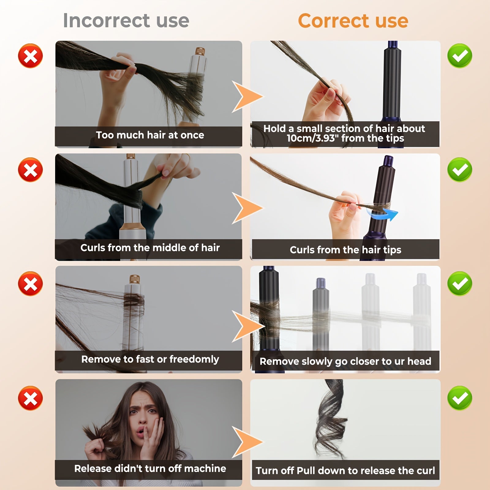 5-in-1 Hair Styling Kit with Hot Air Brush Curling Iron Straightener Comb 220V 800W