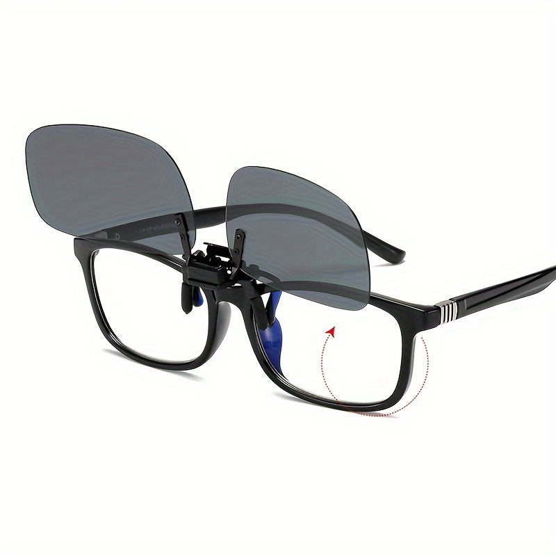 Unisex Clip-On Polarized Night Vision Lenses for Outdoor Sports and Travel