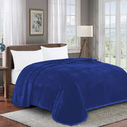 Soft Thick Solid Color Throw Blanket for Couch Sofa Bed Camping Travel